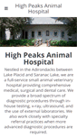 Mobile Screenshot of highpeaksvet.com